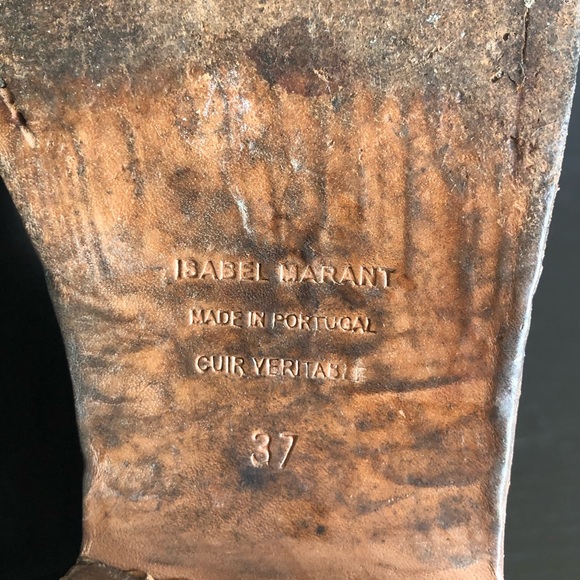 Isabel Marant Crisi in black suede ankle boots. Size 37. Made in Portugal - Picture 7 of 13